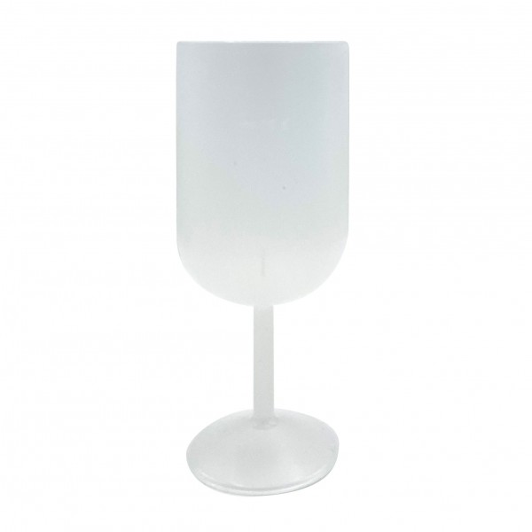 Verre à vin réutilisable vierge (empilable)